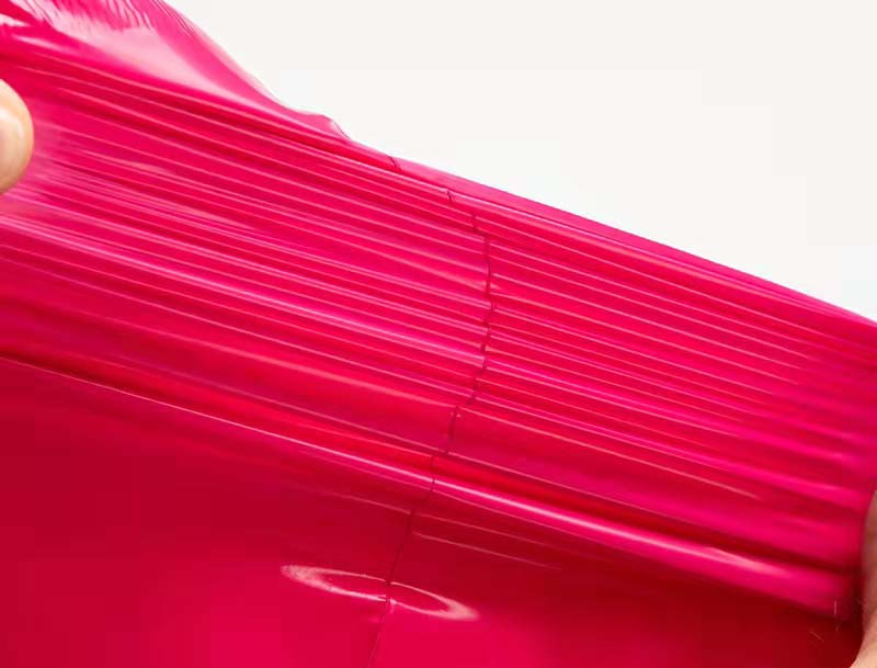 沙湾玫红色快递袋-05